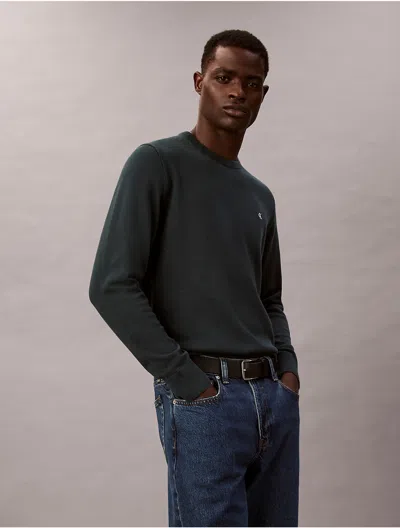 Calvin Klein Jeans Est.1978 Calvin Klein Men's Smooth Cotton Sweater In Animal Print