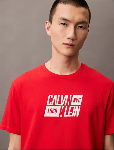 Calvin Klein Jeans Est.1978 Calvin Klein Men's Sport Logo Graphic Classic T-shirt