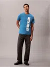 Calvin Klein Jeans Est.1978 Calvin Klein Men's Vertical Logo Graphic Classic T-shirt In Blue
