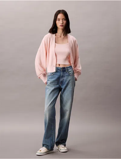 Calvin Klein Jeans Est.1978 Calvin Klein Women's 2-in-1 Cropped Cardigan And Tank Top Set