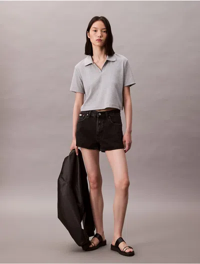 Calvin Klein Jeans Est.1978 Calvin Klein Women's 90s 3-inch Denim Shorts In Gray