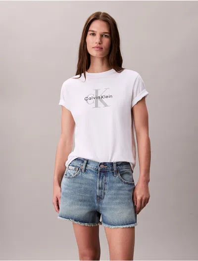 Calvin Klein Jeans Est.1978 Calvin Klein Women's 90s 3-inch Denim Shorts In Gold