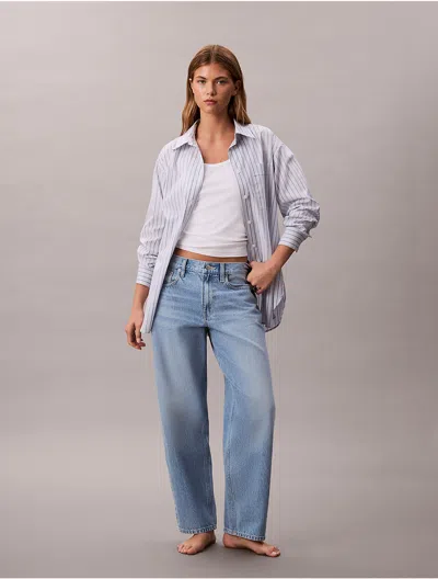 Calvin Klein Jeans Est.1978 Calvin Klein Women's 90s Loose Fit Jeans In Gray