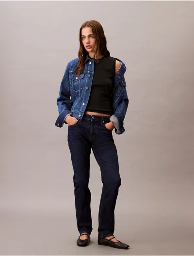 Calvin Klein Jeans Est.1978 Calvin Klein Women's 90s Straight Fit Jeans In Blue