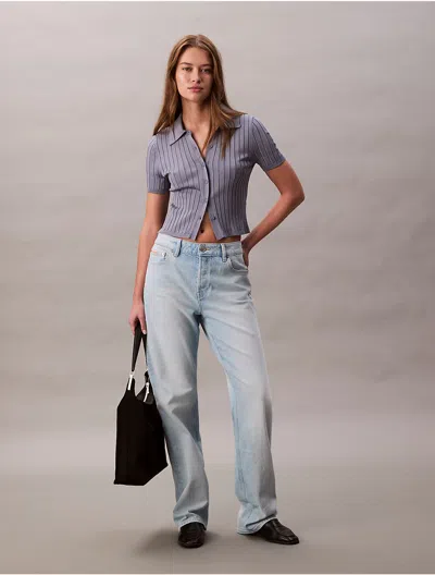 Calvin Klein Jeans Est.1978 Calvin Klein Women's 90s Straight Jeans In Blue