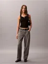 Calvin Klein Jeans Est.1978 Calvin Klein Women's 90s Straight Jeans In Gray