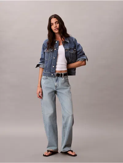 Calvin Klein Jeans Est.1978 Calvin Klein Women's 90s Straight Jeans In Blue