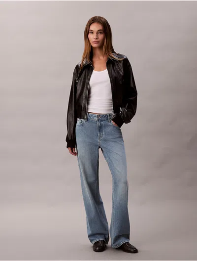 Calvin Klein Jeans Est.1978 Calvin Klein Women's 90s Straight Jeans In Blue