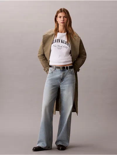 Calvin Klein Jeans Est.1978 Calvin Klein Women's 90s Straight Jeans In Blue
