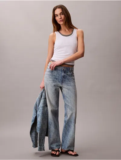 Calvin Klein Jeans Est.1978 Calvin Klein Women's 90s Straight Jeans In Blue