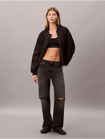 Calvin Klein Jeans Est.1978 Calvin Klein Women's 90s Straight Jeans In Brown