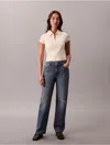 Calvin Klein Jeans Est.1978 Calvin Klein Women's 90s Straight Jeans In Gray
