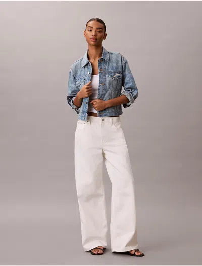 Calvin Klein Jeans Est.1978 Calvin Klein Women's 90s Trucker Jacket In Multi