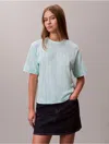 Calvin Klein Jeans Est.1978 Calvin Klein Women's Allover Monogram Boxy T-shirt In Blue