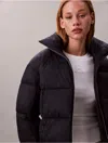 Calvin Klein Jeans Est.1978 Calvin Klein Women's Allover Monogram Puffer Jacket In Blue