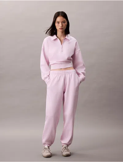 Calvin Klein Jeans Est.1978 Calvin Klein Women's Archive Logo Fleece Joggers In Purple
