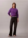 Calvin Klein Jeans Est.1978 Calvin Klein Women's Archive Logo Fleece Relaxed Sweatshirt In Multi