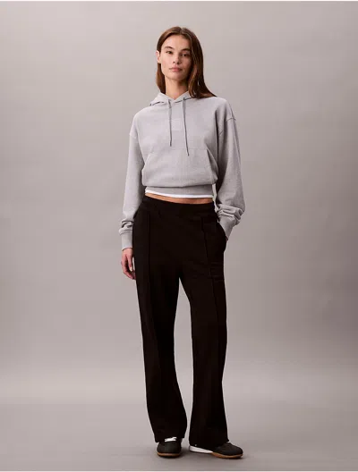 Calvin Klein Jeans Est.1978 Calvin Klein Women's Archive Logo French Terry Track Pant In Black