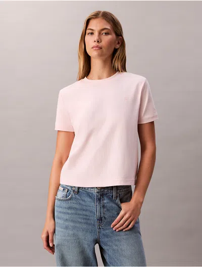 Calvin Klein Jeans Est.1978 Calvin Klein Women's Archive Logo T-shirt In Pink