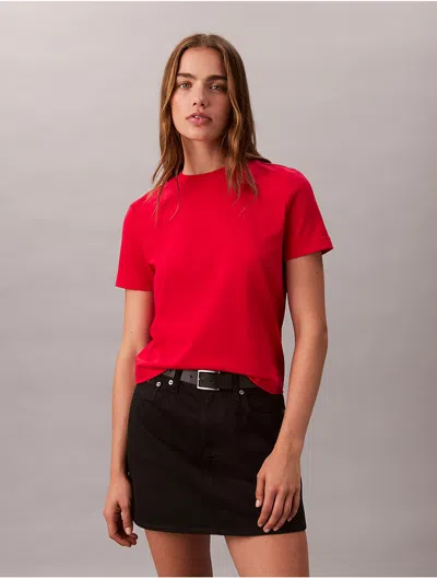 Calvin Klein Jeans Est.1978 Calvin Klein Women's Archive Logo T-shirt In Red