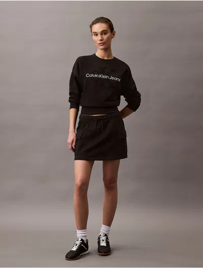Calvin Klein Jeans Est.1978 Calvin Klein Women's Archive Terry Cargo Skirt