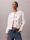 Calvin Klein Jeans Est.1978 Calvin Klein Women's Canvas Jacket In Tofu