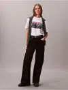 Calvin Klein Jeans Est.1978 Calvin Klein Women's Cityscape Logo Graphic Boxy T-shirt In White
