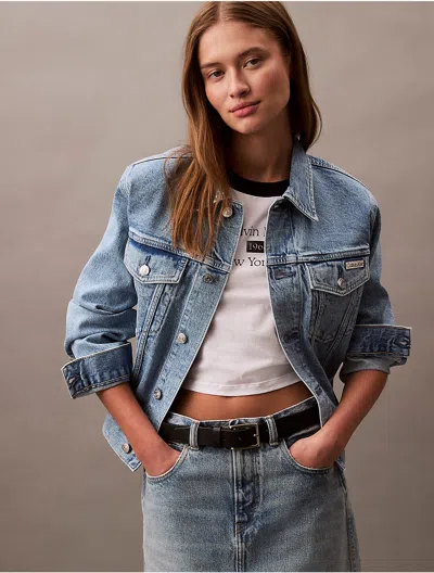 Calvin Klein Jeans Est.1978 Calvin Klein Women's Classic Trucker Jacket