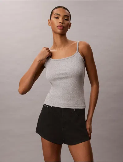 Calvin Klein Jeans Est.1978 Calvin Klein Women's Contour Rib Camisole In Black