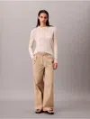Calvin Klein Jeans Est.1978 Calvin Klein Women's Cotton Cargo Pants In Brown