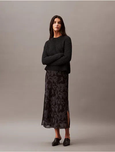 Calvin Klein Jeans Est.1978 Calvin Klein Women's Cotton Chino Mini Skirt In Black