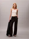 Calvin Klein Jeans Est.1978 Calvin Klein Women's Cotton Contour Rib Embroidered Logo Tank Top