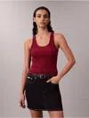 Calvin Klein Jeans Est.1978 Calvin Klein Women's Cotton Contour Rib Tank In Multi