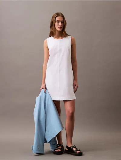 Calvin Klein Jeans Est.1978 Calvin Klein Women's Cotton Poplin Sleeveless Mini Dress