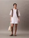 Calvin Klein Jeans Est.1978 Calvin Klein Women's Cotton Relaxed Mini T-shirt Dress