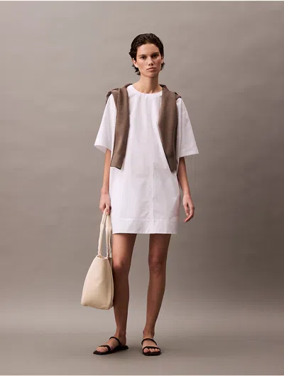 Calvin Klein Jeans Est.1978 Calvin Klein Women's Cotton Relaxed Mini T-shirt Dress