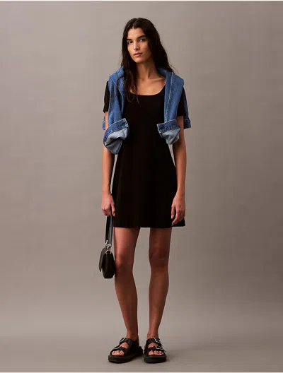 Calvin Klein Jeans Est.1978 Calvin Klein Women's Cotton Rib Baby Tee Dress