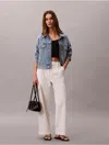 Calvin Klein Jeans Est.1978 Calvin Klein Women's Cotton Stretch Twill Cargo Pants In Tofu