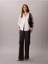 Calvin Klein Jeans Est.1978 Calvin Klein Women's Cotton Stretch Twill Cargo Pants In Turbulence