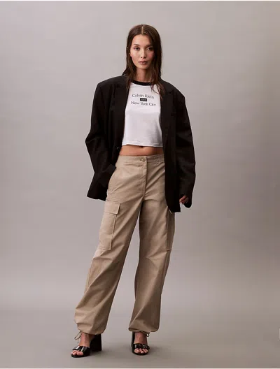 Calvin Klein Jeans Est.1978 Calvin Klein Women's Cotton Twill Cargo Pants