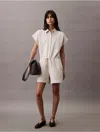 Calvin Klein Jeans Est.1978 Calvin Klein Women's Cotton Viscose Gauze Romper
