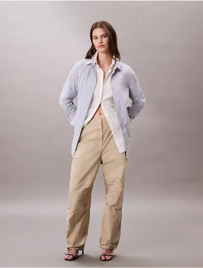 Calvin Klein Jeans Est.1978 Calvin Klein Women's Crinkle Nylon Parachute Pants
