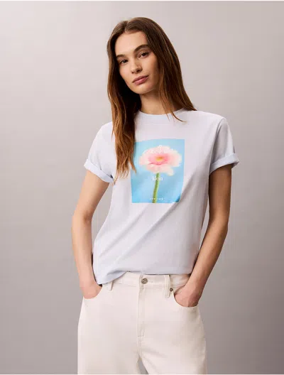 Calvin Klein Jeans Est.1978 Calvin Klein Women's Daisy Graphic Classic T-shirt In Multi