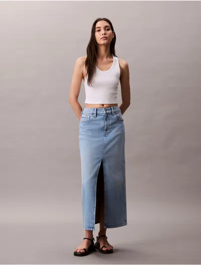 Calvin Klein Jeans Est.1978 Calvin Klein Women's Denim Maxi Skirt