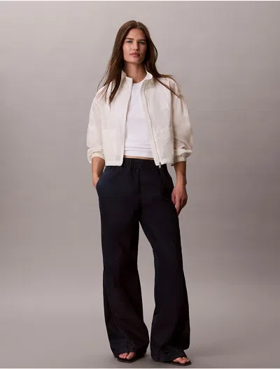 Calvin Klein Jeans Est.1978 Calvin Klein Women's Denim Parachute Pants In White