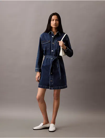 Calvin Klein Jeans Est.1978 Calvin Klein Women's Denim Shirt Dress