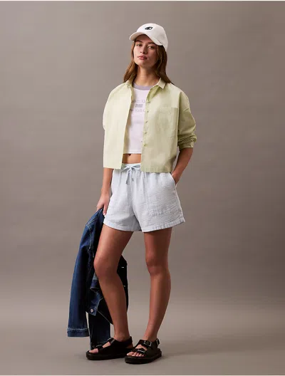 Calvin Klein Jeans Est.1978 Calvin Klein Women's Double Gauze Pull-on Short