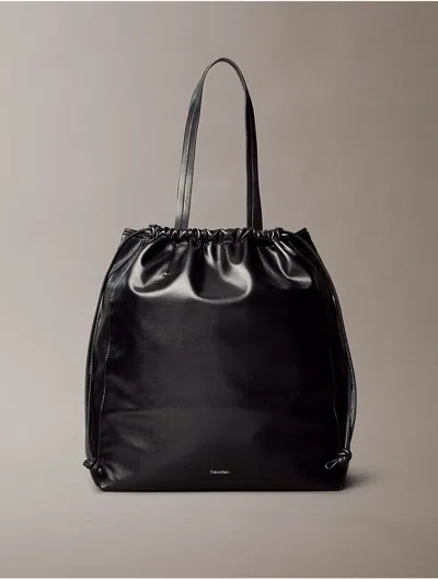 Calvin Klein Jeans Est.1978 Calvin Klein Women's Drawstring Tote Bag In Black