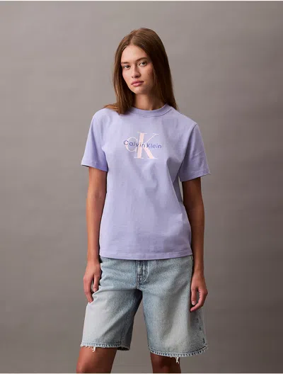 Calvin Klein Jeans Est.1978 Calvin Klein Women's Embroidered Monogram Logo Tee