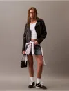 Calvin Klein Jeans Est.1978 Calvin Klein Women's Faux Leather Moto Jacket